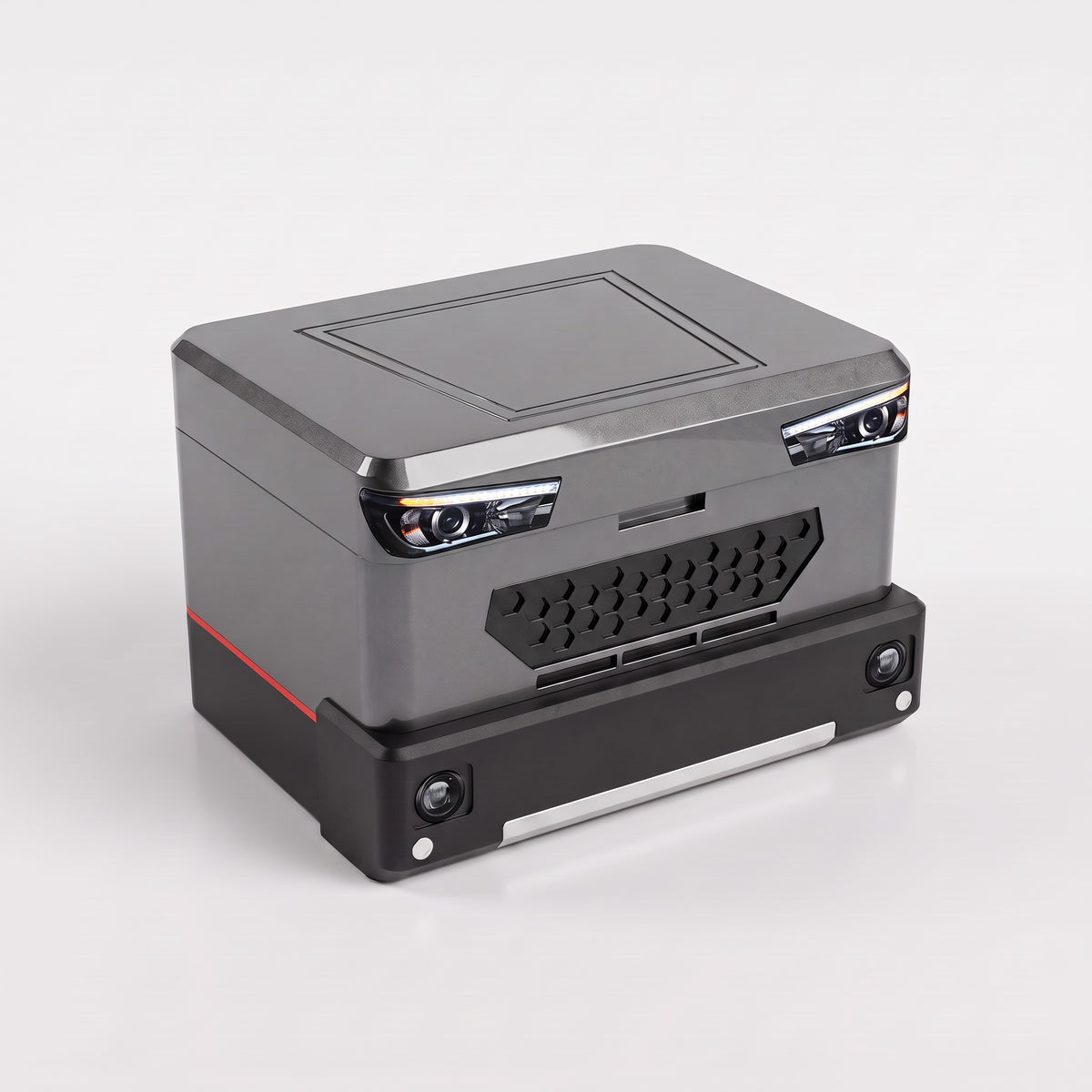 Ute & 4x4 mini cooler, Dual-Cab Graphite, three-quarter view